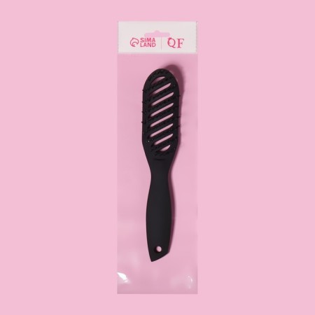 Combing, ventilated, 4 × 24 cm, black color-3