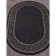 Oval carpet Merinos Vegas, size 120x170 cm, color Black