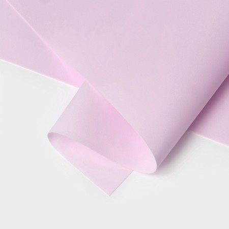 Foamiran Iranian, 60 × 70 cm, thickness 0.8-1 mm, pale pink/142-2