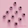 Set of confectionery share, 11 objects: 10 nozzles, bag, color mix