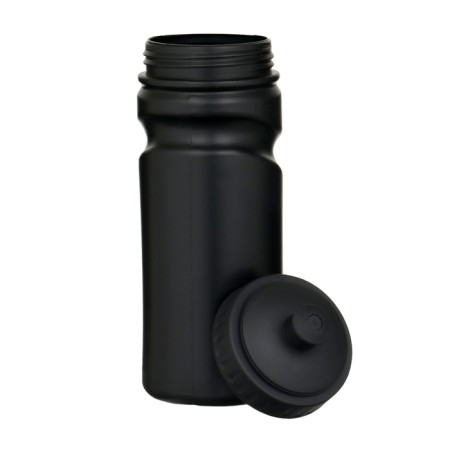 Bicycle bottle, 550 ml, with a drinker, 20.3 x 6.8 x 6.8 cm, black-1