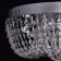 Isolde chandelier 6x60W E14 chrome 50x50x23cm
