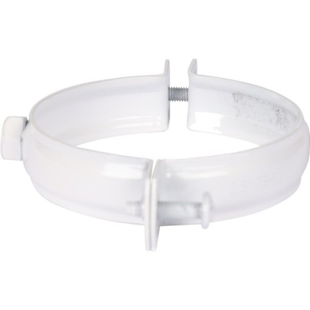 Элемент дымохода ROMMER RCA-0080-020111, крепление к стене, d=80 мм, металл, белое-1