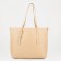 Zipper bag with lightning, beige color
