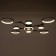Causteen with PDU 2300/9GR LED 190W 3000-6000K gray 85x85x9 cm Bayerlux