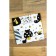Pillowcase, size 50 × 70 cm, cat print, white color