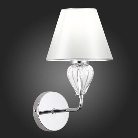 Wall lamp EVOLUCE. Sle107411-01. Dalida. 1x60 watts, E14, 16x29.5 cm, chromium color-2
