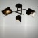 Svetogor chandelier "Game" 3x60W E27 bronze/black 58x58x24cm