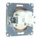 The socket "W59" Sche RS16-151-2-86, single, hidden, without salary, color lp.