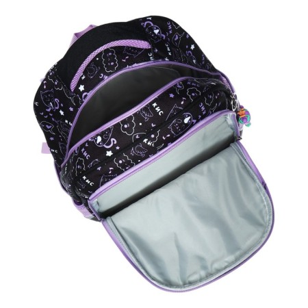 School backpack 38 x 29 x 14.5 cm, Hatber Ergonomic Light, "Star cat" NRK_15147-8