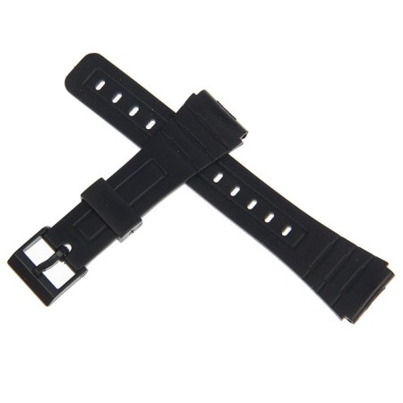 Solomon watch strap, 20 mm, silicone, L-19 cm, black