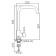 ACCOONA A4490 kitchen mixer, single -legged, stainless steel