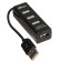 USB-Ritmix CR-2402, 4 ports, USB 2.0, black, black,