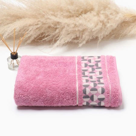 Trick Di Fronte, 50x90cm, pink color, 460g/m, cotton