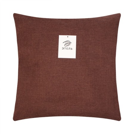 Decorative pillowcase "Ethel" Rogozhka 45*45 cm brown 100% p/e-4