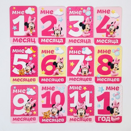 A set of cards for photo shoots, Minnie Mouse, 12 x 8 cm-1