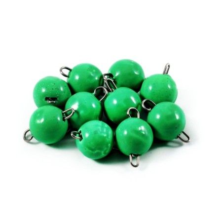 Cargo Cheburashka painted collapsible Yaman 10 pcs., 4 g, green
