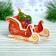 3D designer-suspension "Christmas tree and sled"