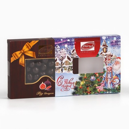 Chocolate dragee "Figs in dark chocolate", 100 g-1