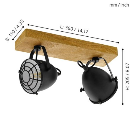 GateBeck 2x40W lamp E14 Natural-1