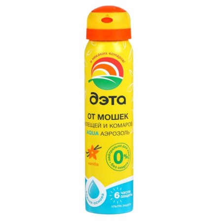 Aerosol repellent "Data Aqua", from midges, ticks and mosquitoes, a bottle, 100 ml-2
