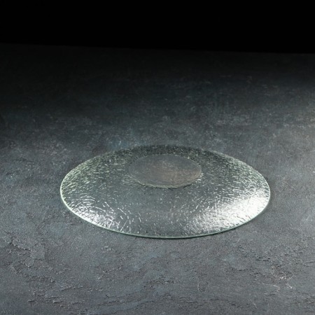Dining plate "openwork", d = 26 cm, glass-2