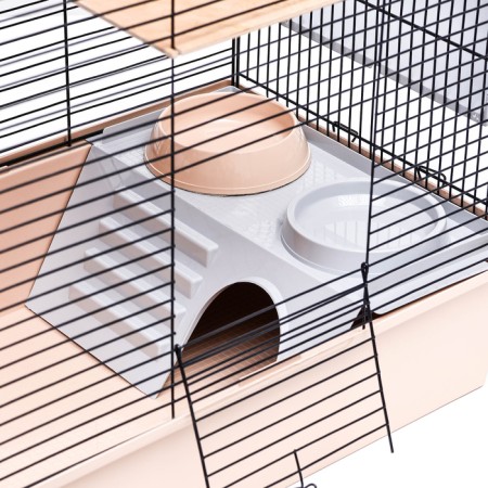 Cage for chinchilla "Pijon" No. 19, collapsible, 58 x 40 x 49, beige-6