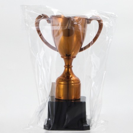 Cup 113, award figure, bronze, plastic stand, 17.7 x 10.5 x 7.5 cm.-5