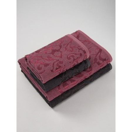 A set of terry towels Blueberry Pie, size 50x80 cm-2 pcs, 70x130 cm-2 pcs, multicolor-1
