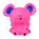 Rubber toy for the bath "Mouse", 9 cm, with a squeak, color mix, crumb I