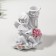 Souvenir Polystone Snowel Angel with roses MIX 10x9.5x6.8 cm