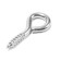 Shurup-ring Stroybat, white zinc, 3.5x30 mm, 4 pcs