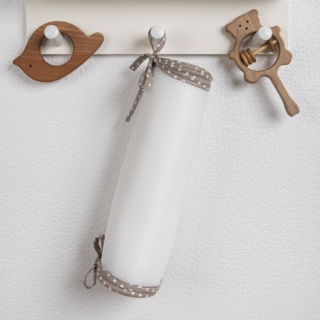 The side in the crib, size 31x180 cm, beige color-6