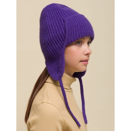 Children's hat, size 51-52, purple color-1