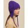 Children's hat, size 51-52, purple color