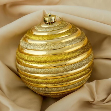Ball plastic d-15 cm "suite" gold