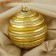 Ball plastic d-15 cm "suite" gold