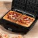 Multipecar Galaxy GL 2959, 800 W, sandwich, grill, Viennese, anti -stick coating, black