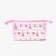 Lightning cosmetic bag, pink color