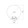 Lamp Garden Era "Shar" E27, IP44, 150W, 400x400x420 mm, black