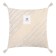 Decorative pillowcase "Ethel" BOHO, 45x45 cm, milk color, 100% cotton