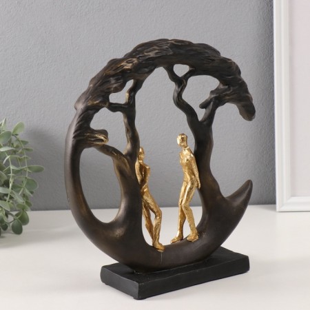 Polystone souvenir "Secret date under the tree" 8.5x26x28.5 cm-2