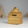 Piggy bank Polystone "Snake of Good luck with a chest" 8x8x9.5 cm