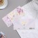 Envenue for money "On the wedding day!" cake, rings, lilac background, 16.8x8.3 cm