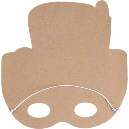 Carnival mask "Blue Tractor"-1