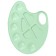 Oval palette, 10 cells, Provence Calligrata, pastel colors, mix
