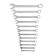 A set of keys combined in the tundra holder, chrome -plated, 6 - 22 mm, 12 pcs.