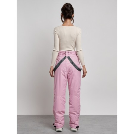 Semi -combinezone ski insulated female winter, size 48, pink color-7