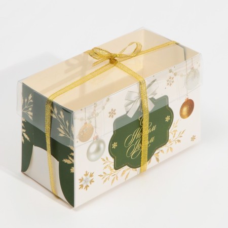 Baby for the Capcake "White-gold", 16 x 8 x 10 cm, New Year-3