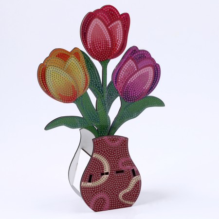 Diamond embroidery "Tulips Vase" Interior decor-1